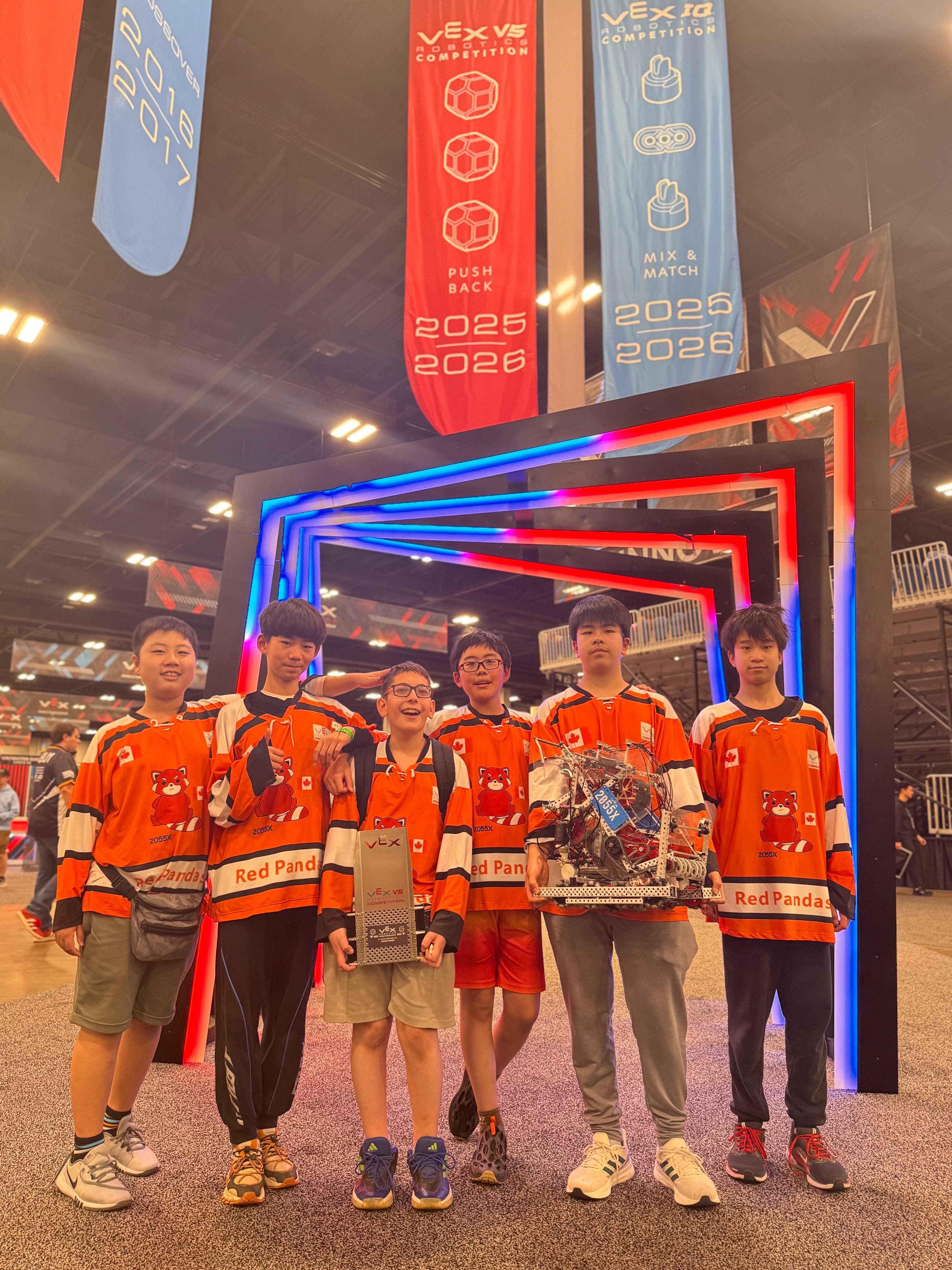 Congratulations to Teams 2055A and 2055X at VEX Worlds Championship!