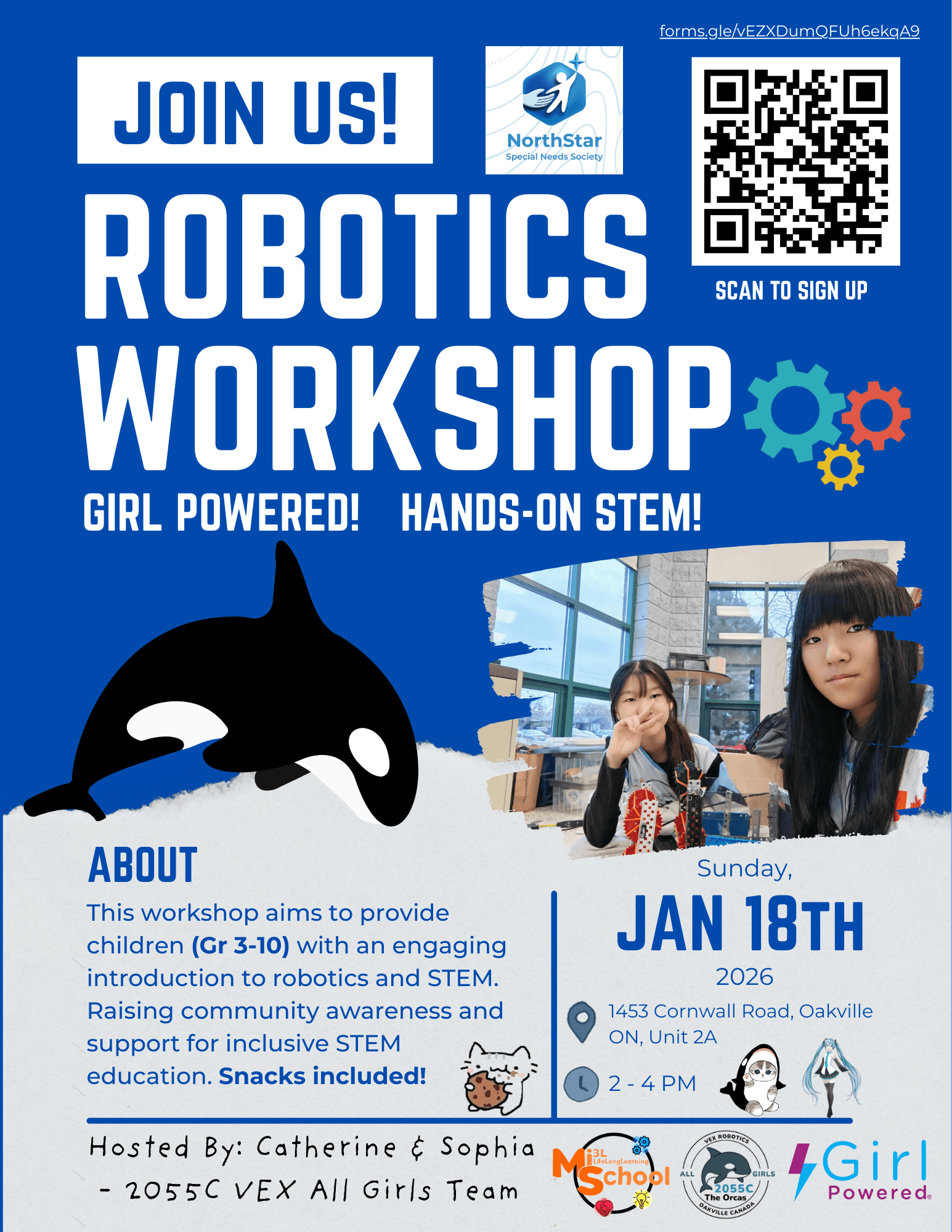 Special Needs STEM and Robotics Workshop flyer